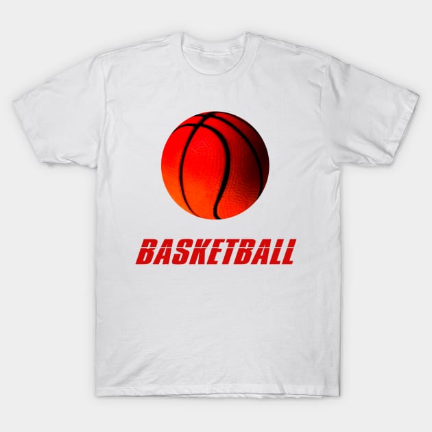 Basketball Ball And A Text T-Shirt by funfun